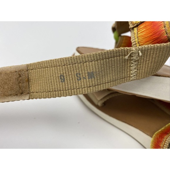 Teva Womens Original Universal Orange Voya Infinity Ombre Sandals Shoes Size 6 - Picture 13 of 14